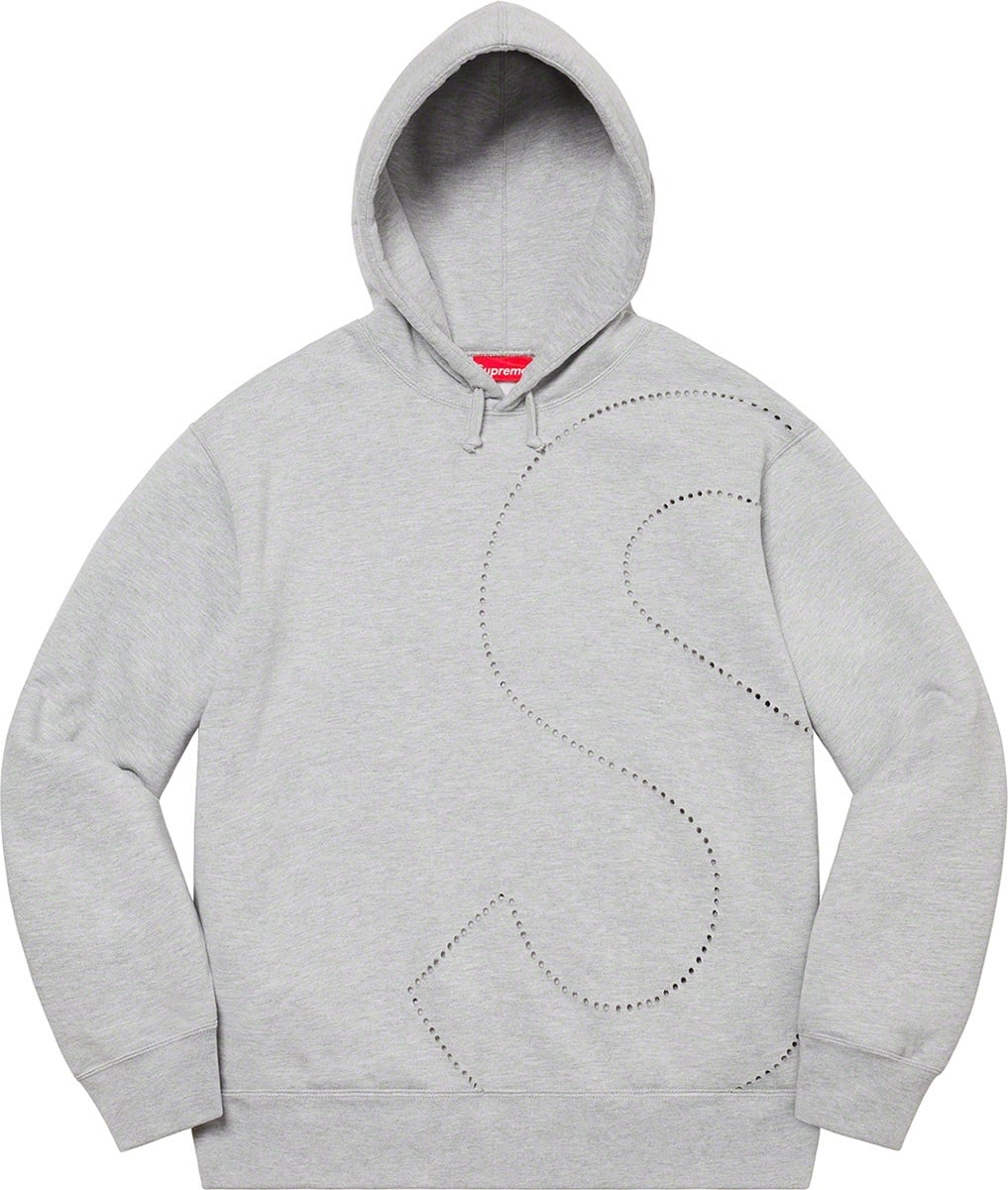 Laser Cut S Logo Hooded Sweatshirt view 7